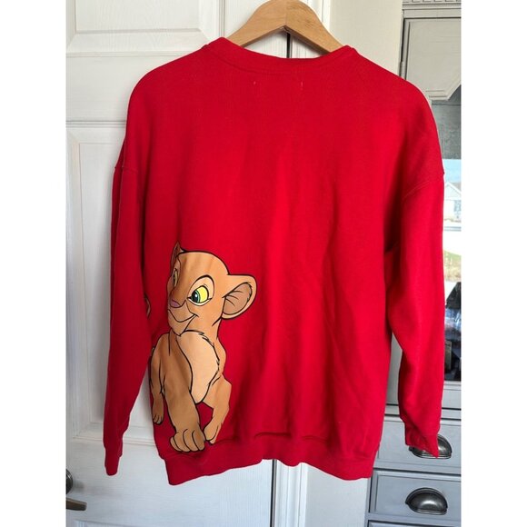 Walt Disney World Sweatshirt The Lion King Simba & Nala Adult Size M - Picture 3 of 7